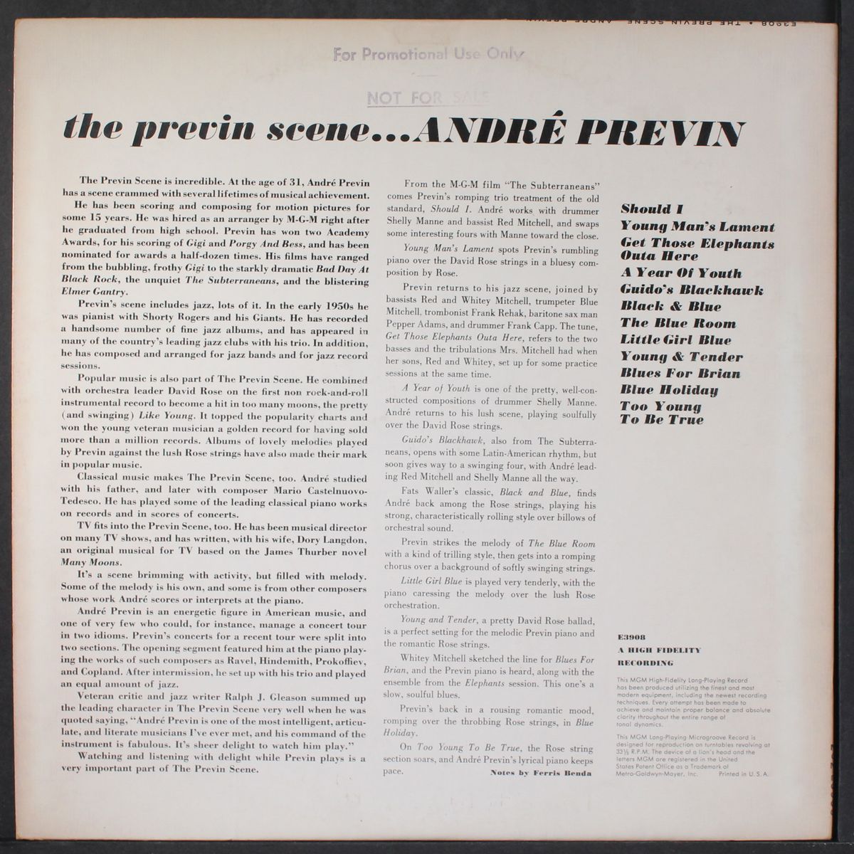 the previn scene... by ANDRE PREVIN