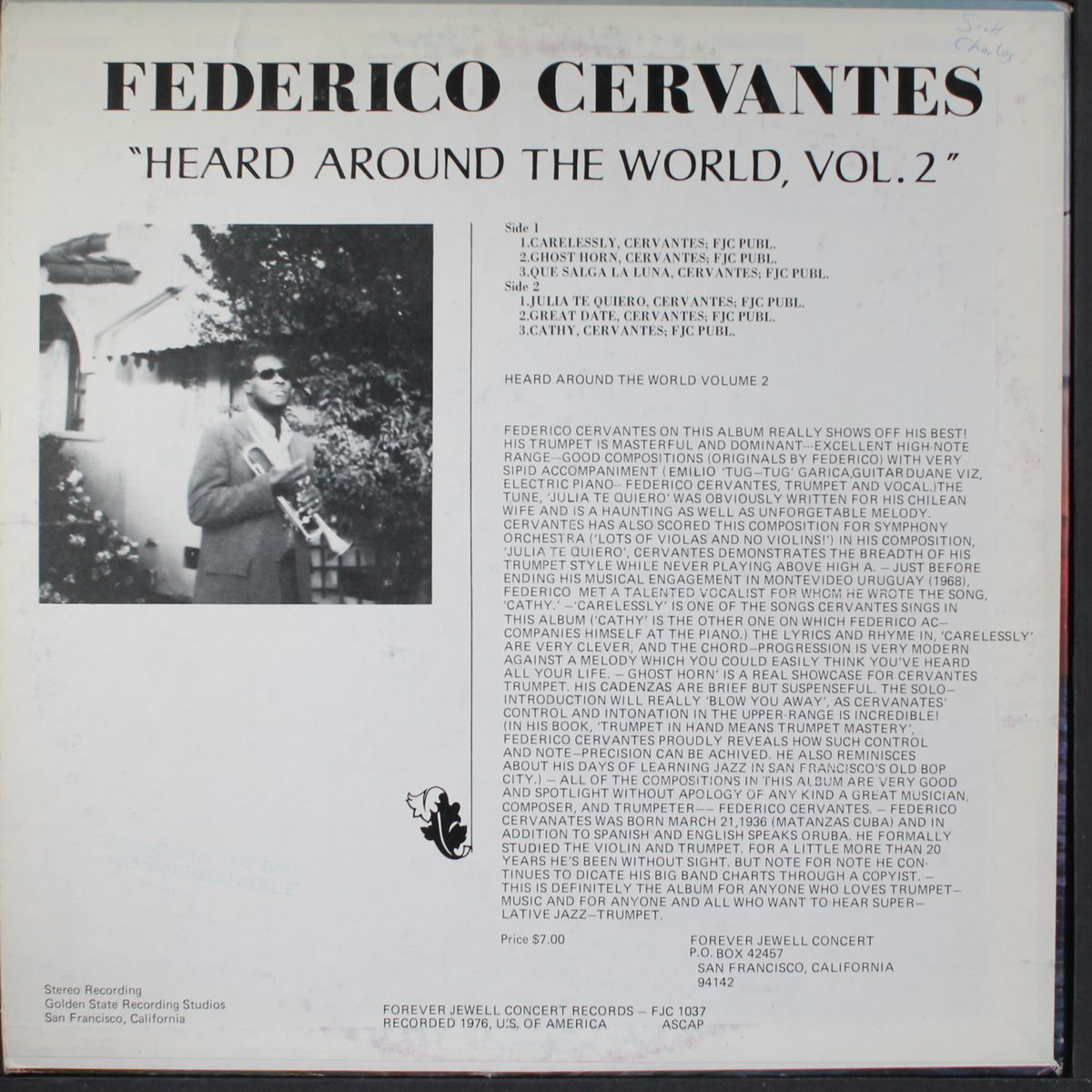 heard around the world, vol. 2 by FEDERICO CERVANTES