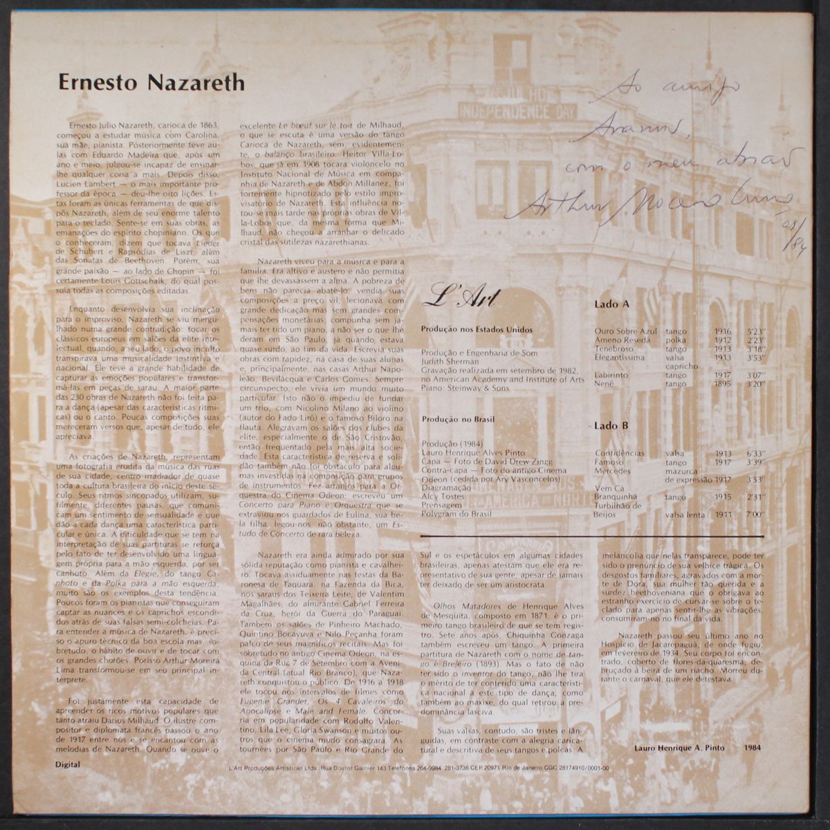 ernesto nazareth vol.2 by ARTHUR MOREIRA LIMA