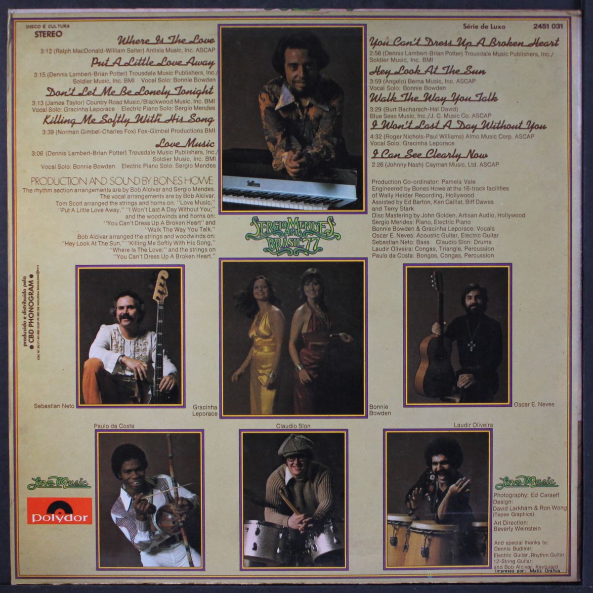 love music by SERGIO MENDES & BRASIL '77