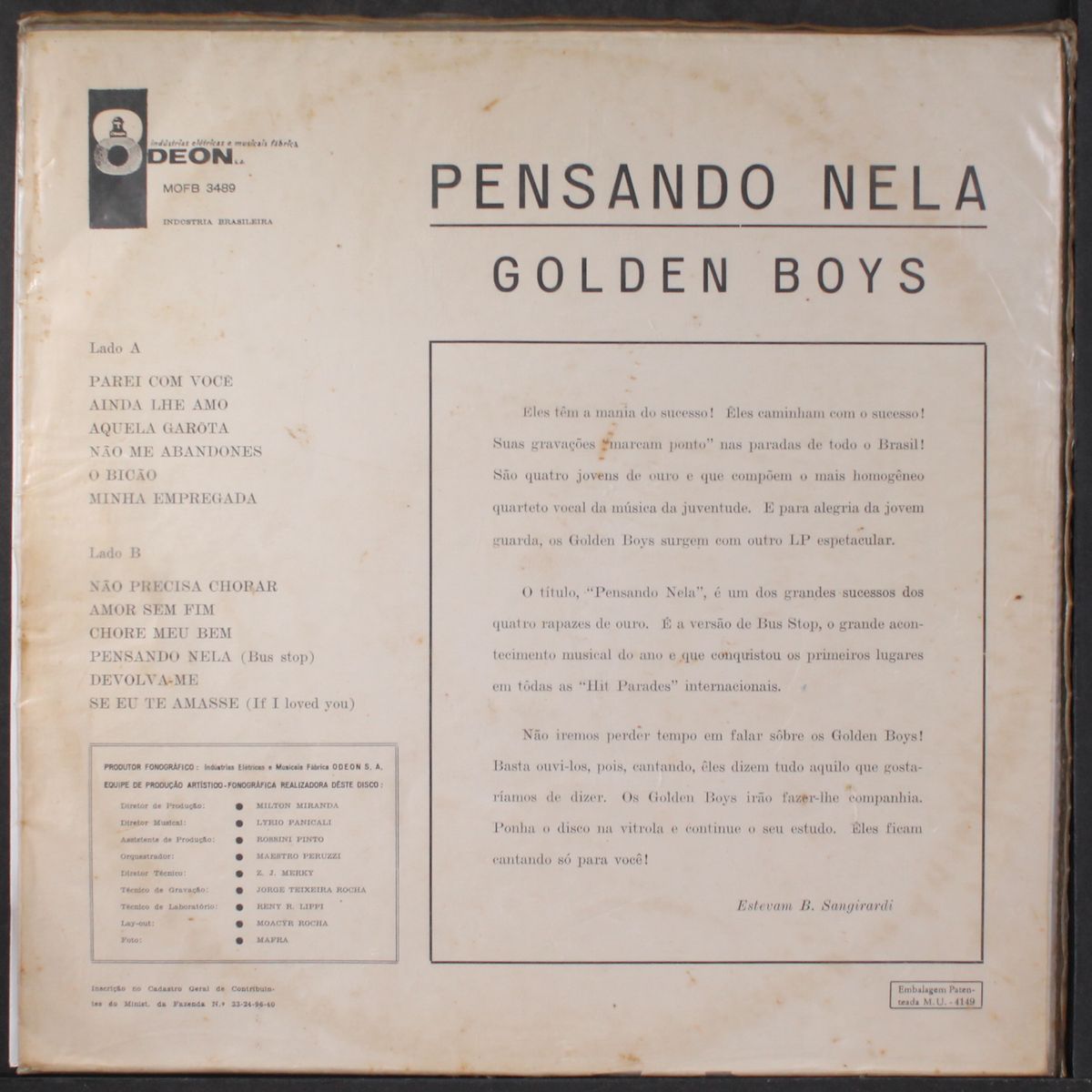 pensando nela by GOLDEN BOYS