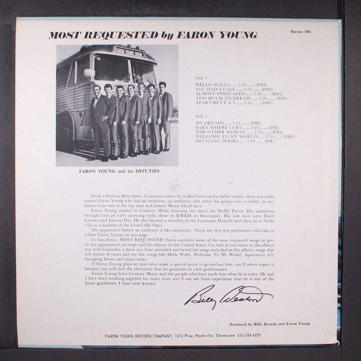 most requested by FARON YOUNG