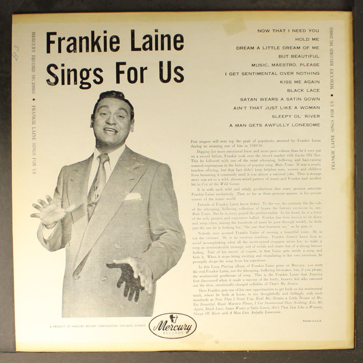 songs for people together by FRANKIE LAINE