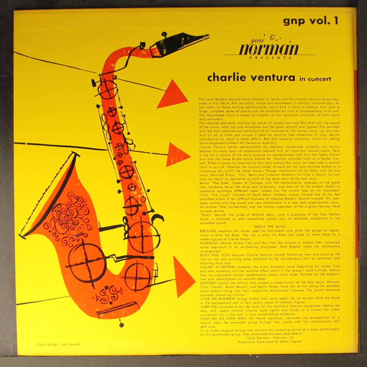 in concert, volume 1 by CHARLIE VENTURA