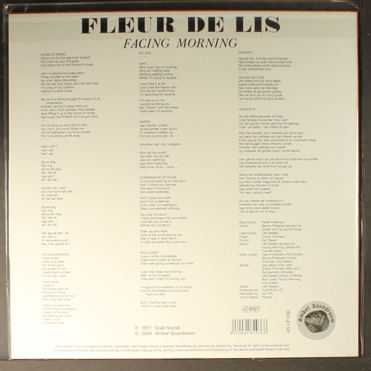 facing morning by FLEUR DE LIS