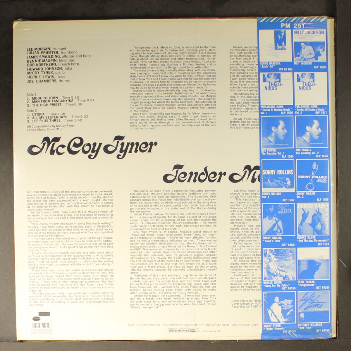 tender moments by MCCOY TYNER