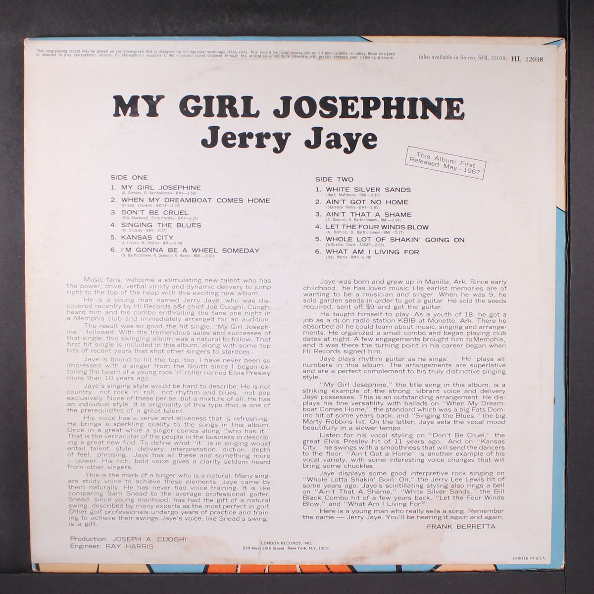 my girl josephine by JERRY JAYE