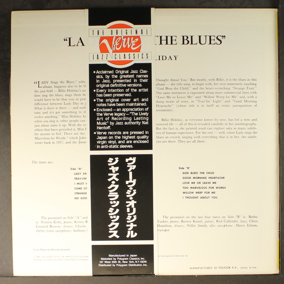 lady sings the blues by BILLIE HOLIDAY