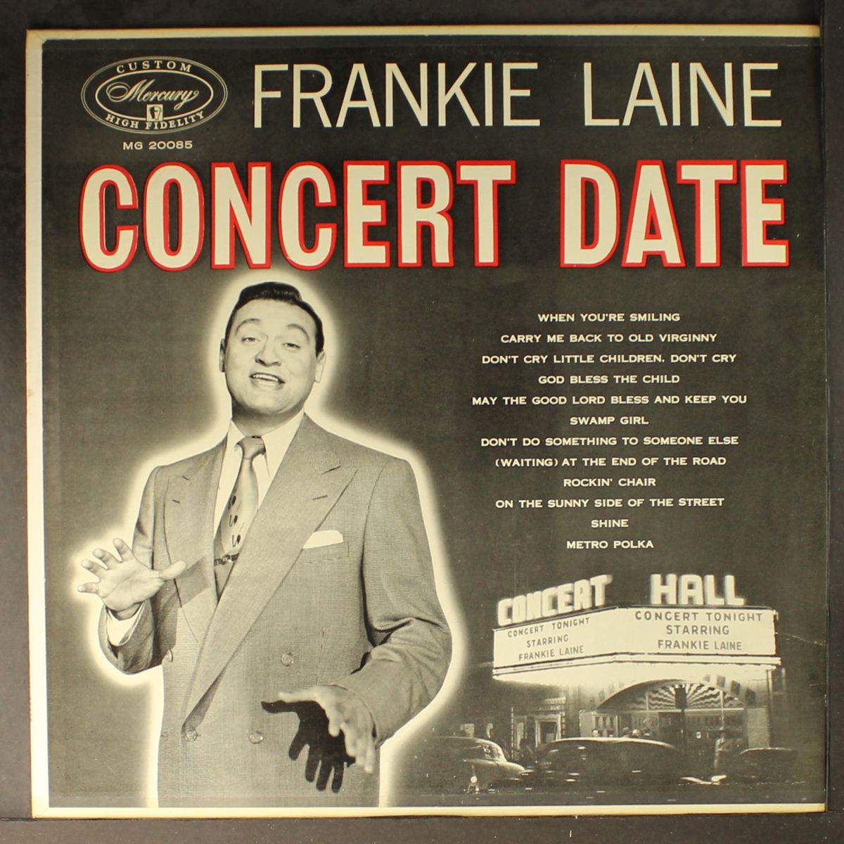 concert date by FRANKIE LAINE