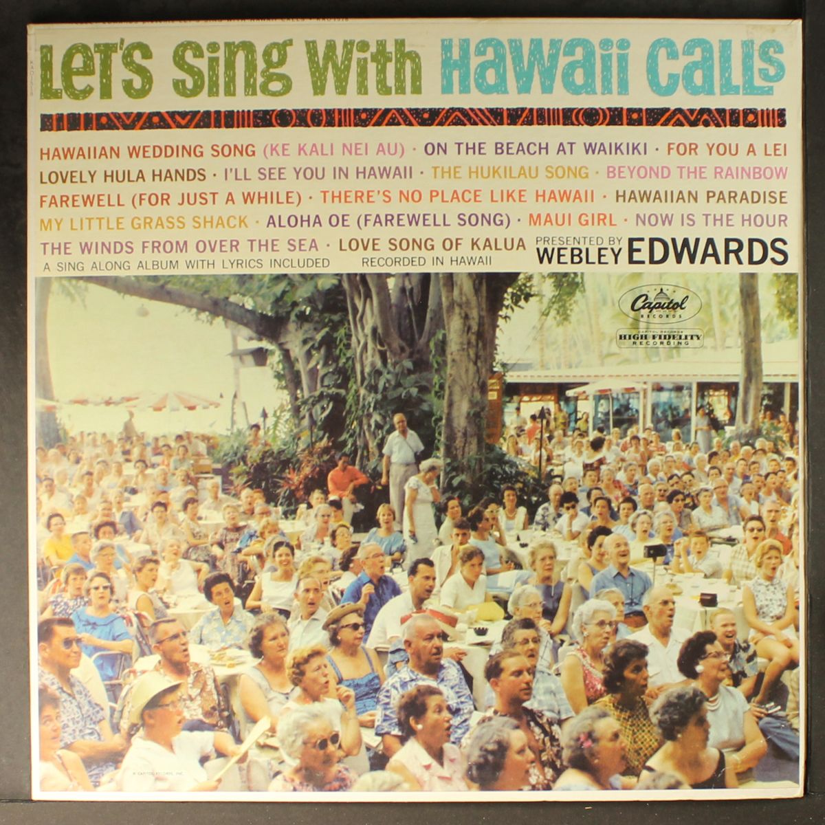 let's sing with hawaii calls by WEBLEY EDWARDS