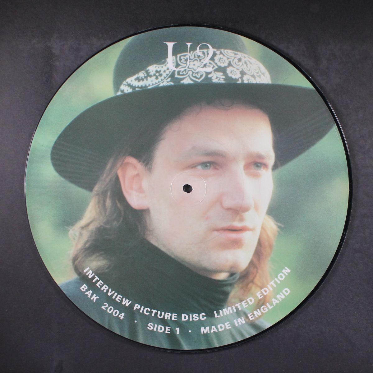 interview picture disc by U2