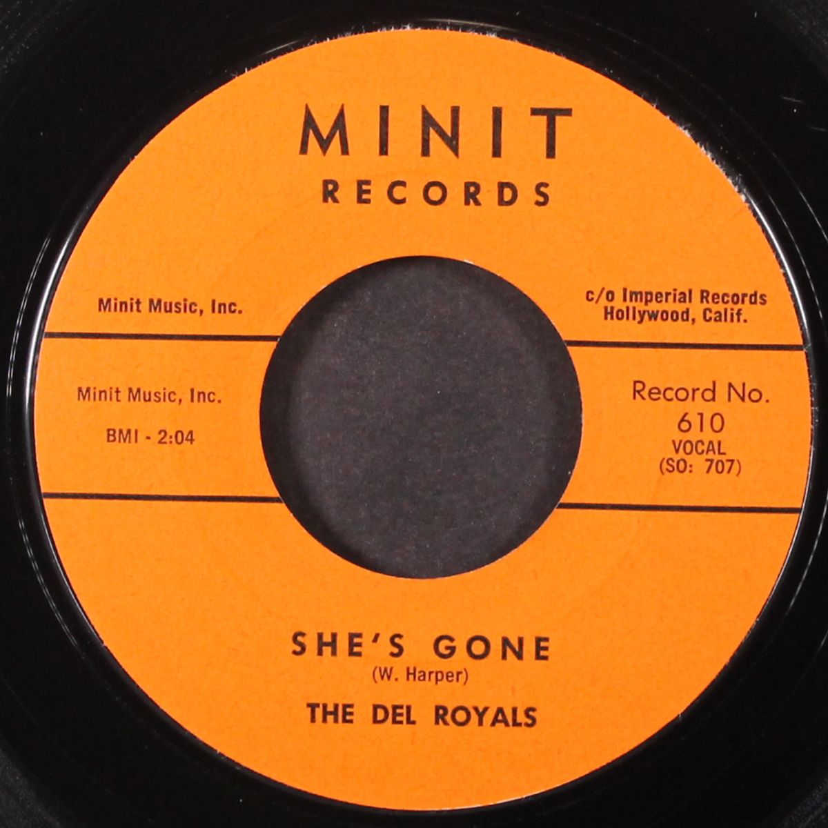 who will be the one / she's gone by DEL ROYALS