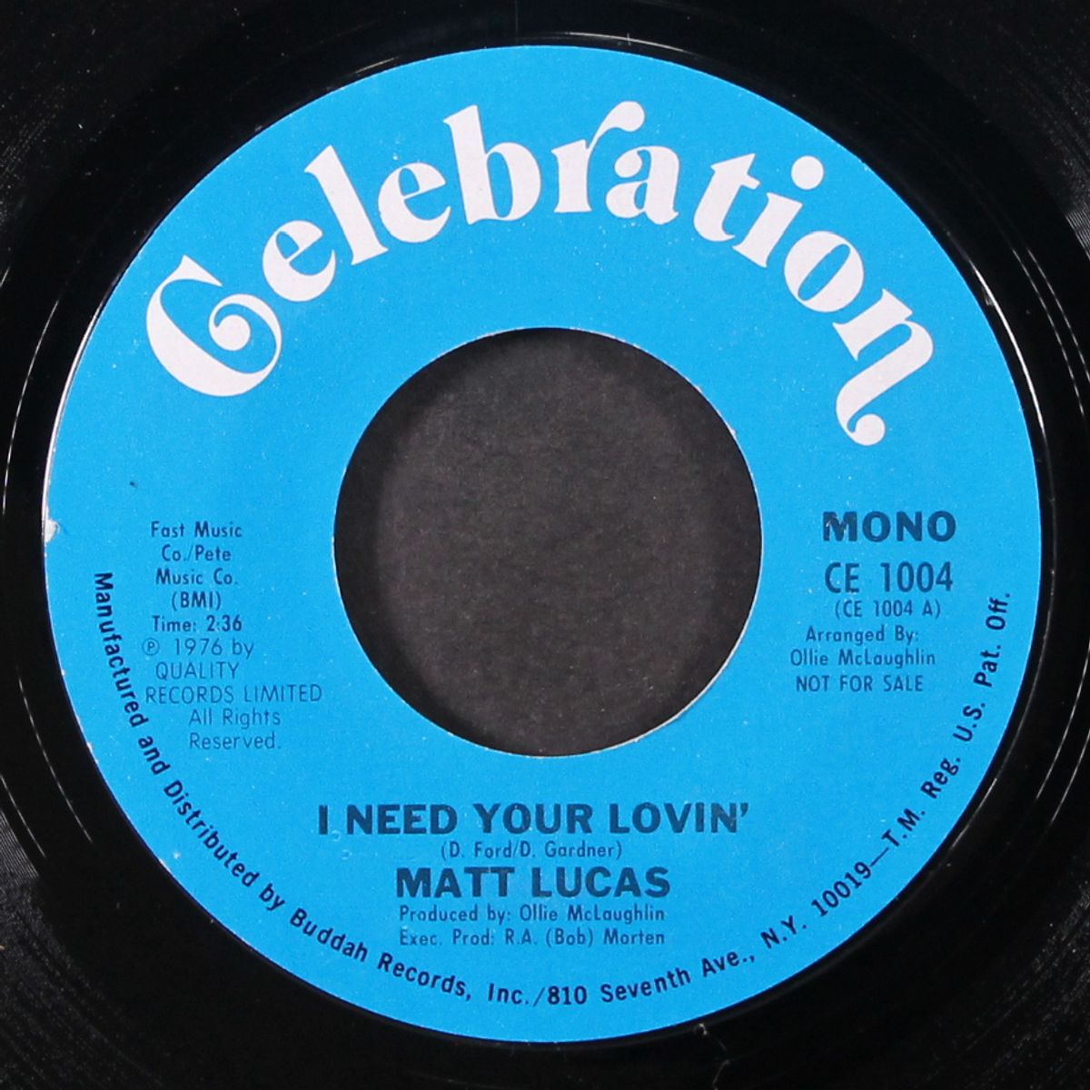 i need your lovin' / mono by MATT LUCAS