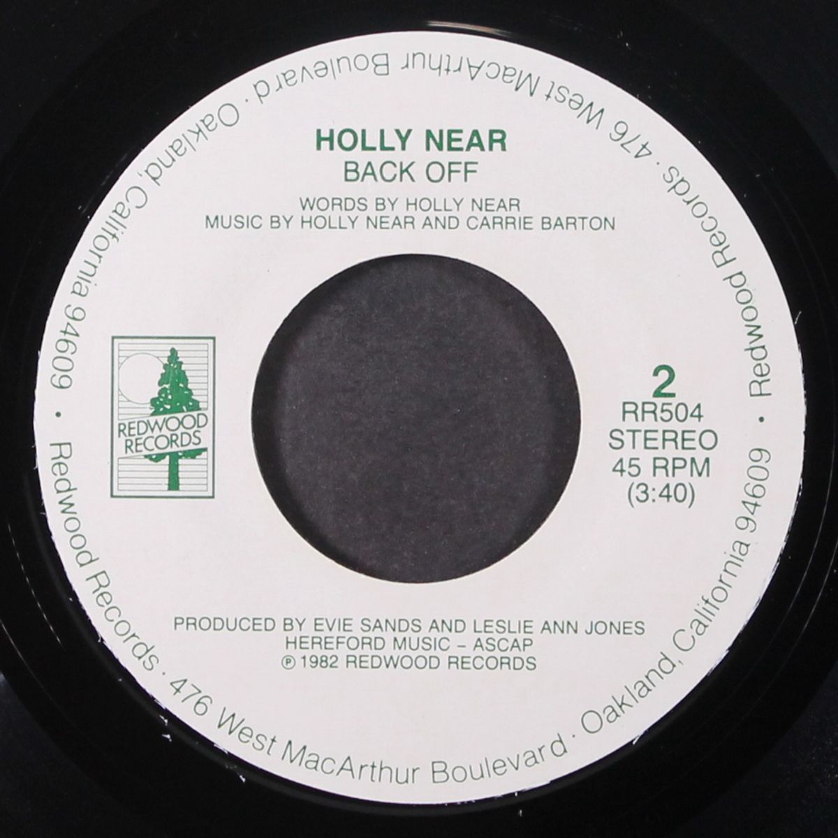 back off / same by HOLLY NEAR