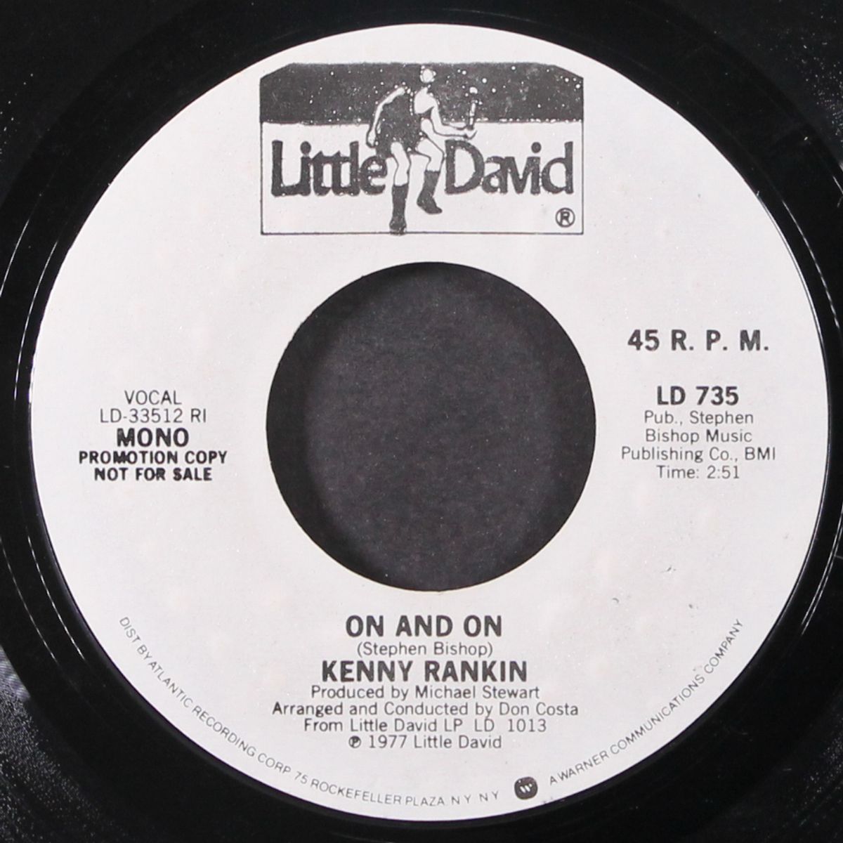 on and on / mono by KENNY RANKIN