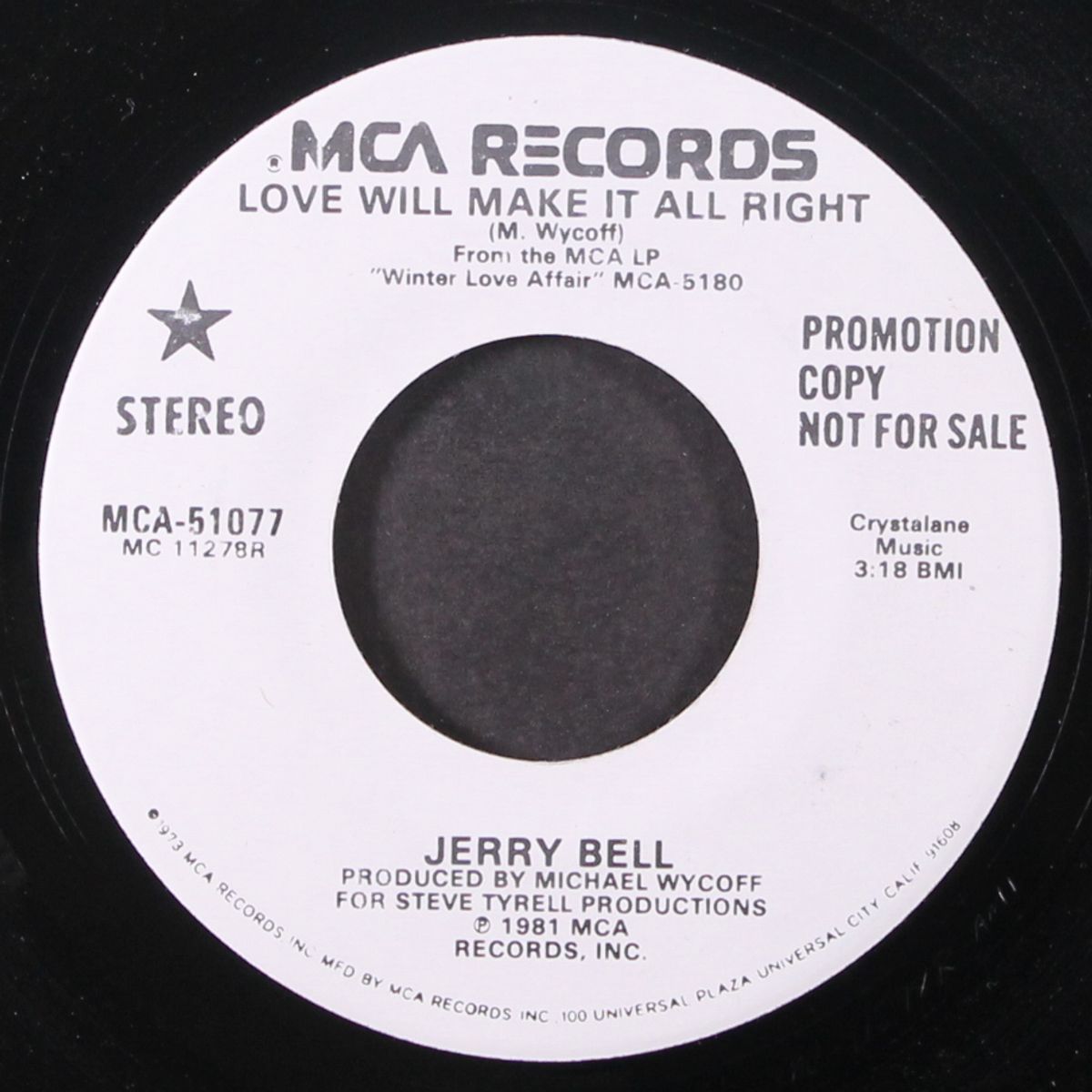 love will make it all right / same by JERRY BELL
