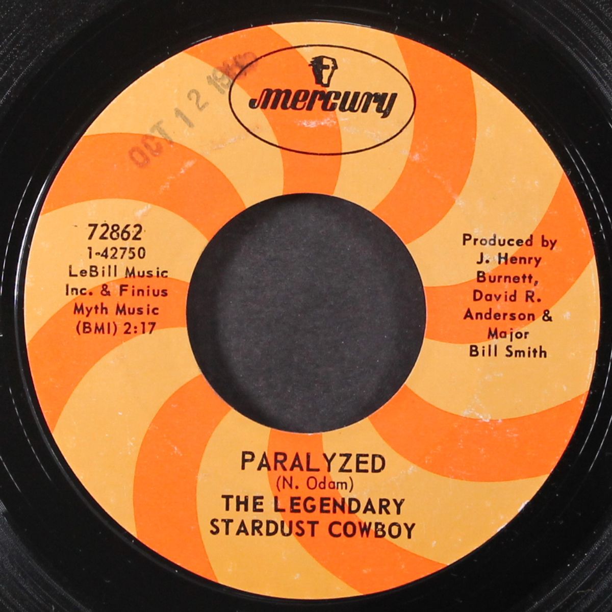 paralyzed / who's knocking on my door by LEGENDARY STARDUST COWBOY