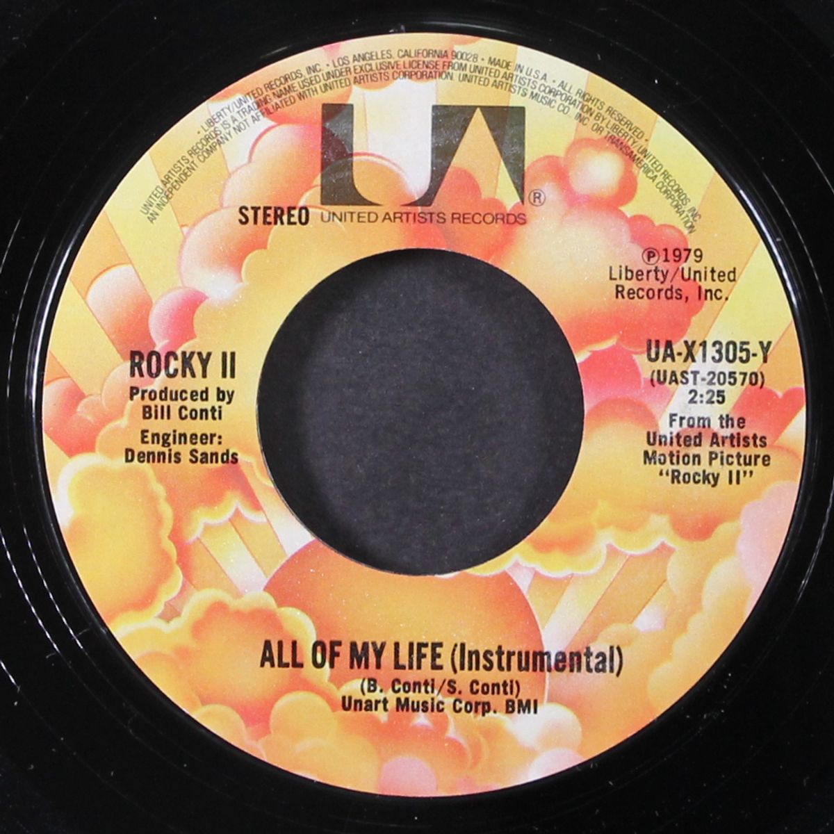 redemption (theme from rocky 2) / all of my life by BILL CONTI