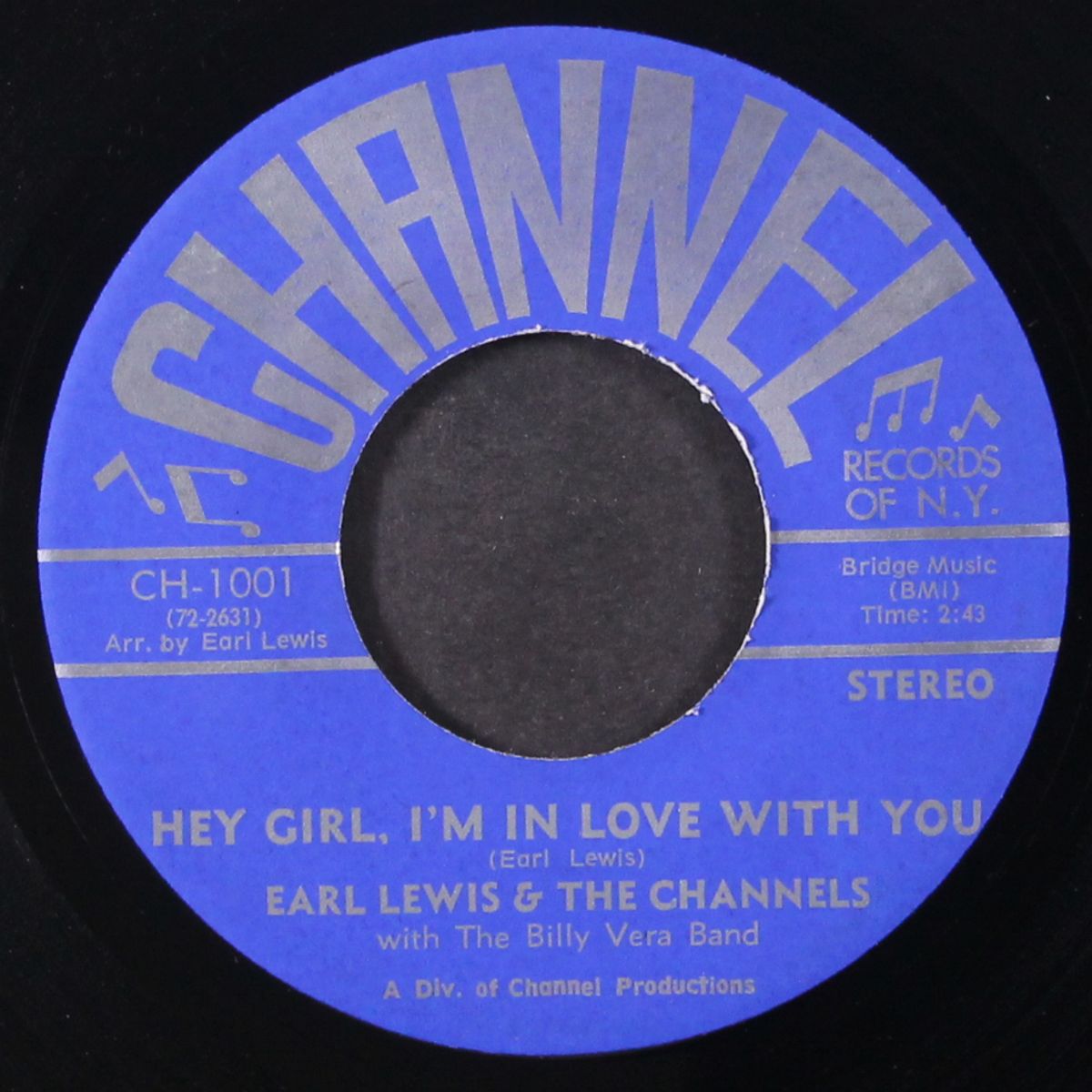 we belong together / hey girl, i'm in love with you by EARL LEWIS & CHANNELS