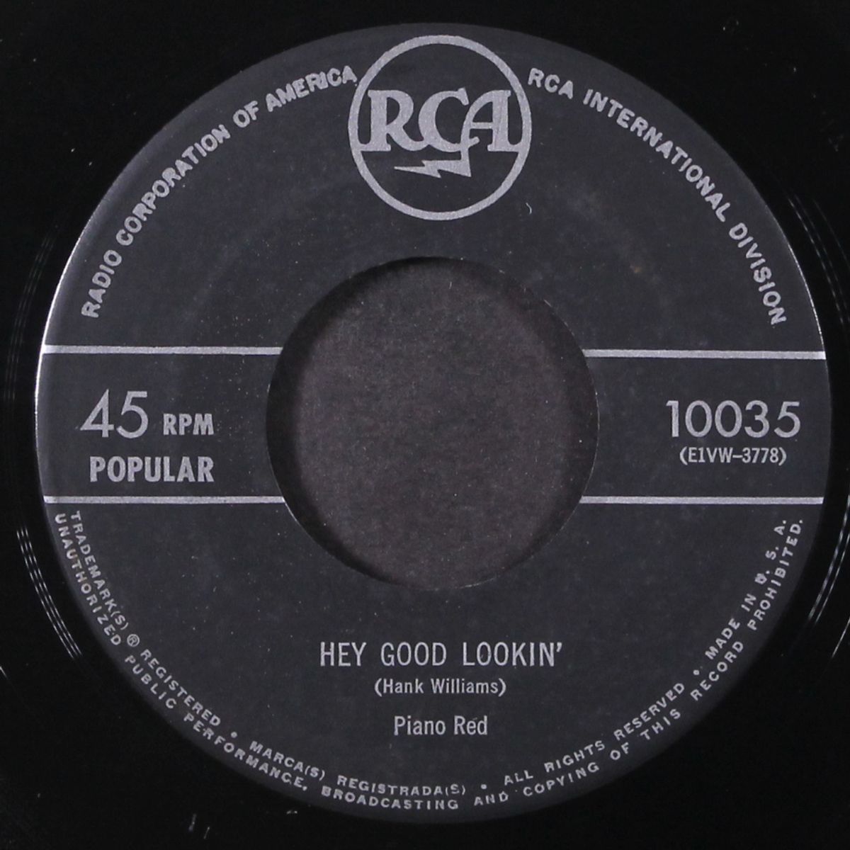 it makes no difference now / hey good lookin' by PIANO RED