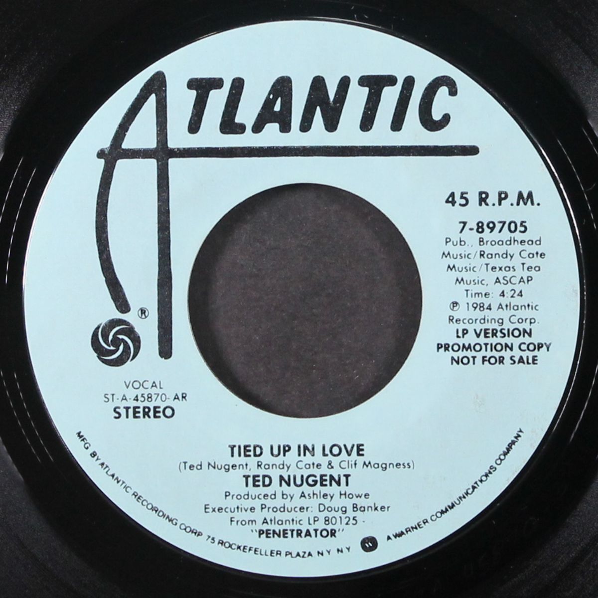 tied up in love (edited) / tied up in love (lp version) by TED NUGENT