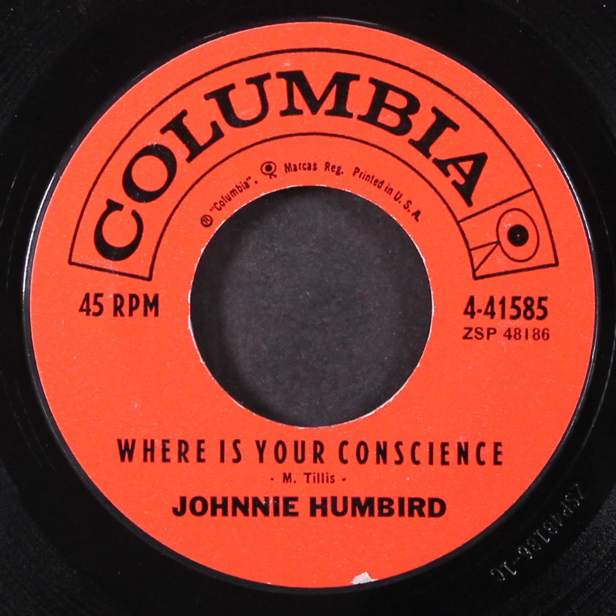 i can't help wondering / where is your conscience by JOHNNIE HUMBIRD
