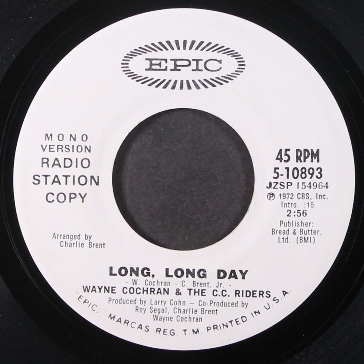 long long day by WAYNE COCHRAN