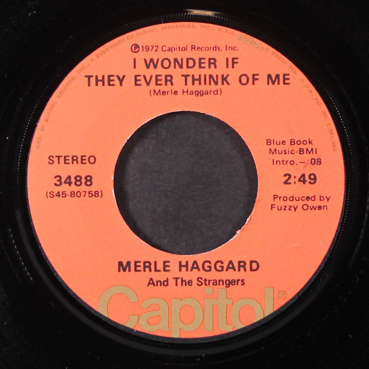 i wonder if they ever think of me / i forget you every day by MERLE HAGGARD