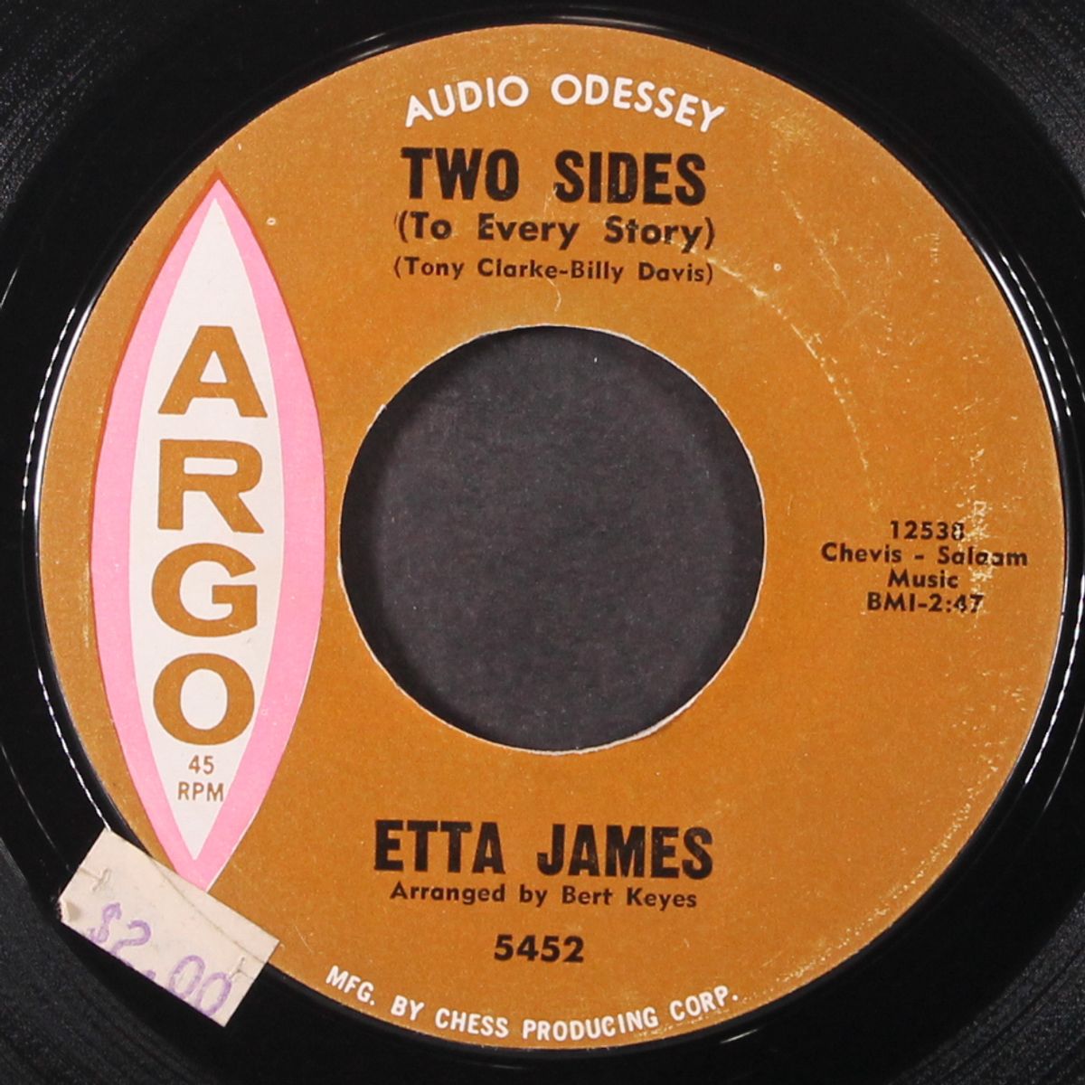 two sides / i worry bout you by ETTA JAMES