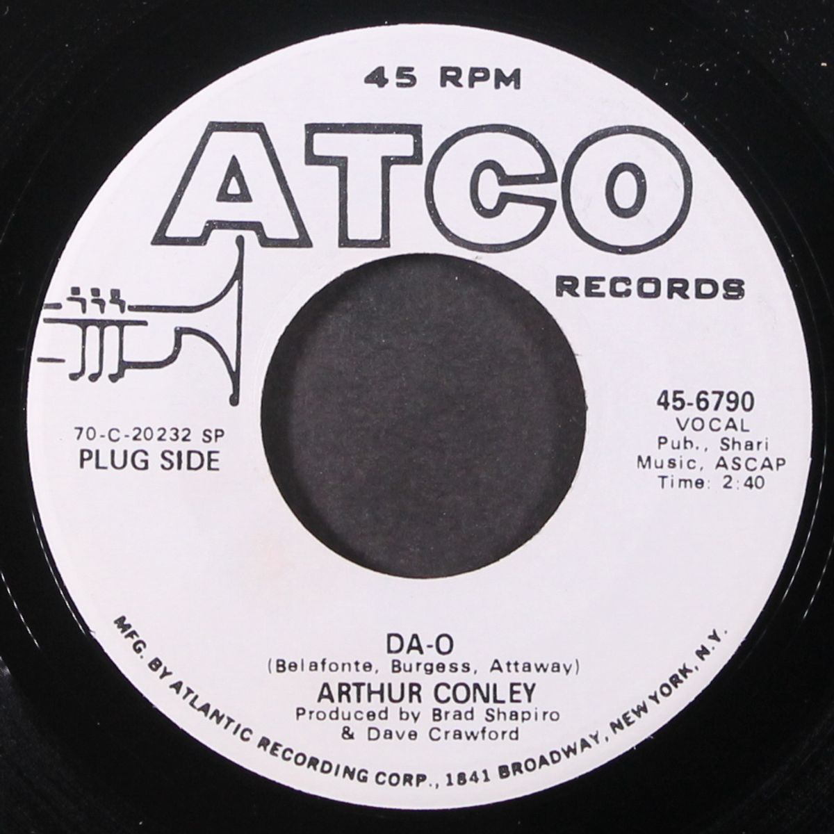 da-o / nobody's fault but mine by ARTHUR CONLEY