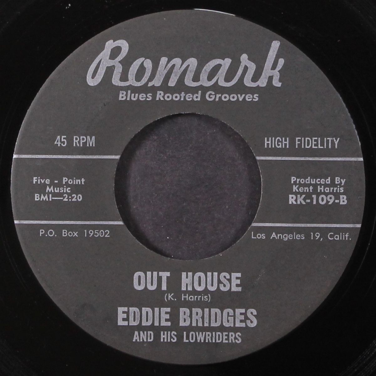 peekaboo / out house by EDDIE BRIDGES & HIS LOWRIDERS