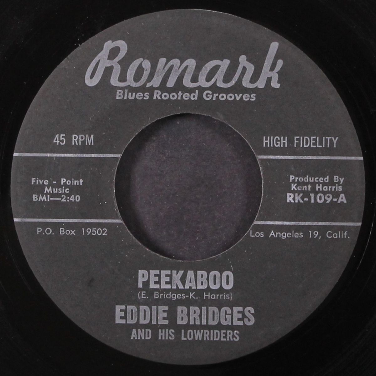 peekaboo / out house by EDDIE BRIDGES & HIS LOWRIDERS