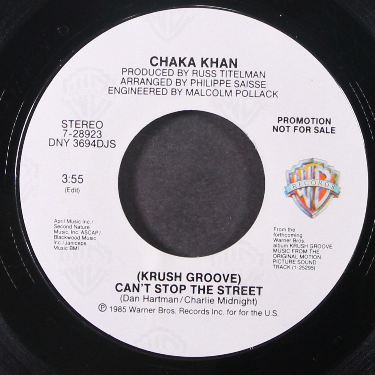 (krush groove) can't stop the street / short by CHAKA KHAN