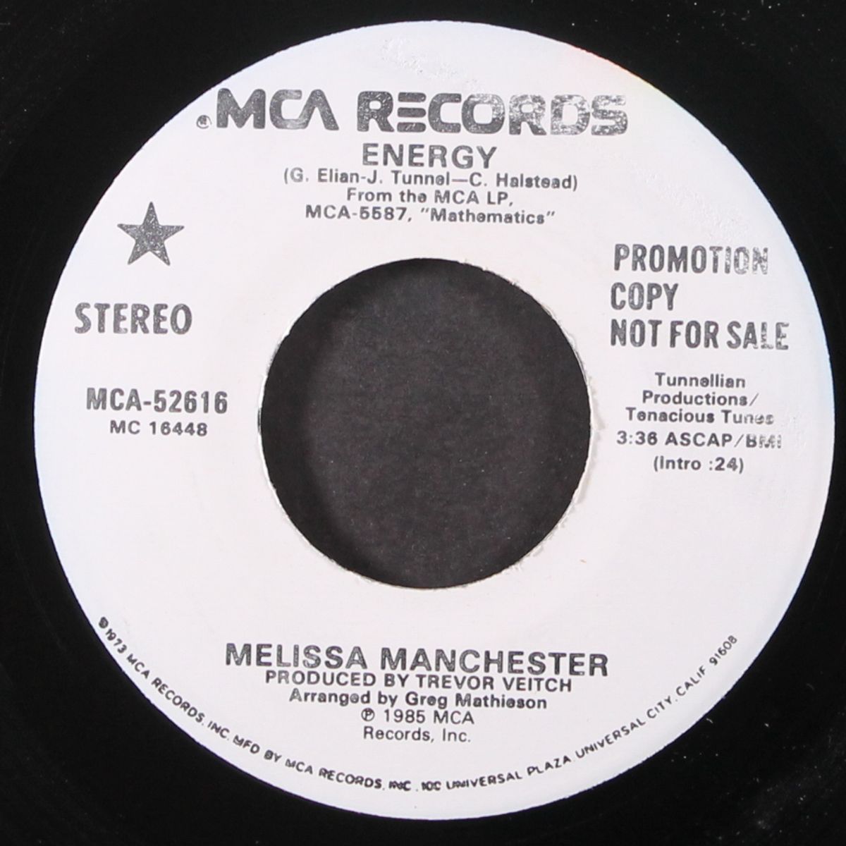 energy / same by MELISSA MANCHESTER