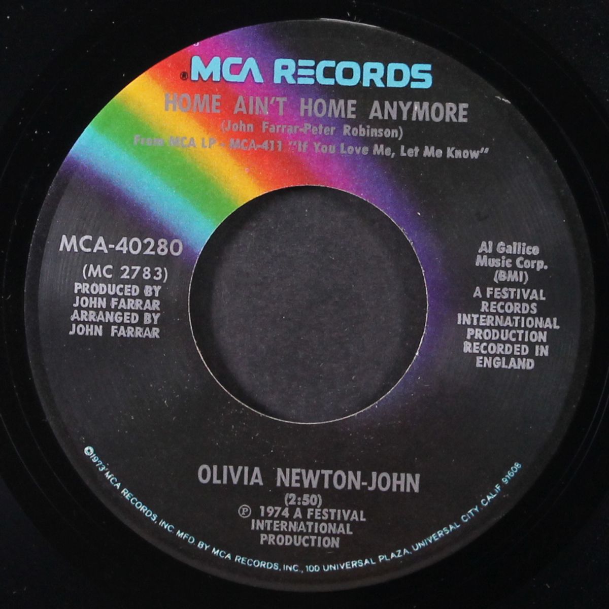 i honestly love you / home ain't home anymore by OLIVIA NEWTON-JOHN