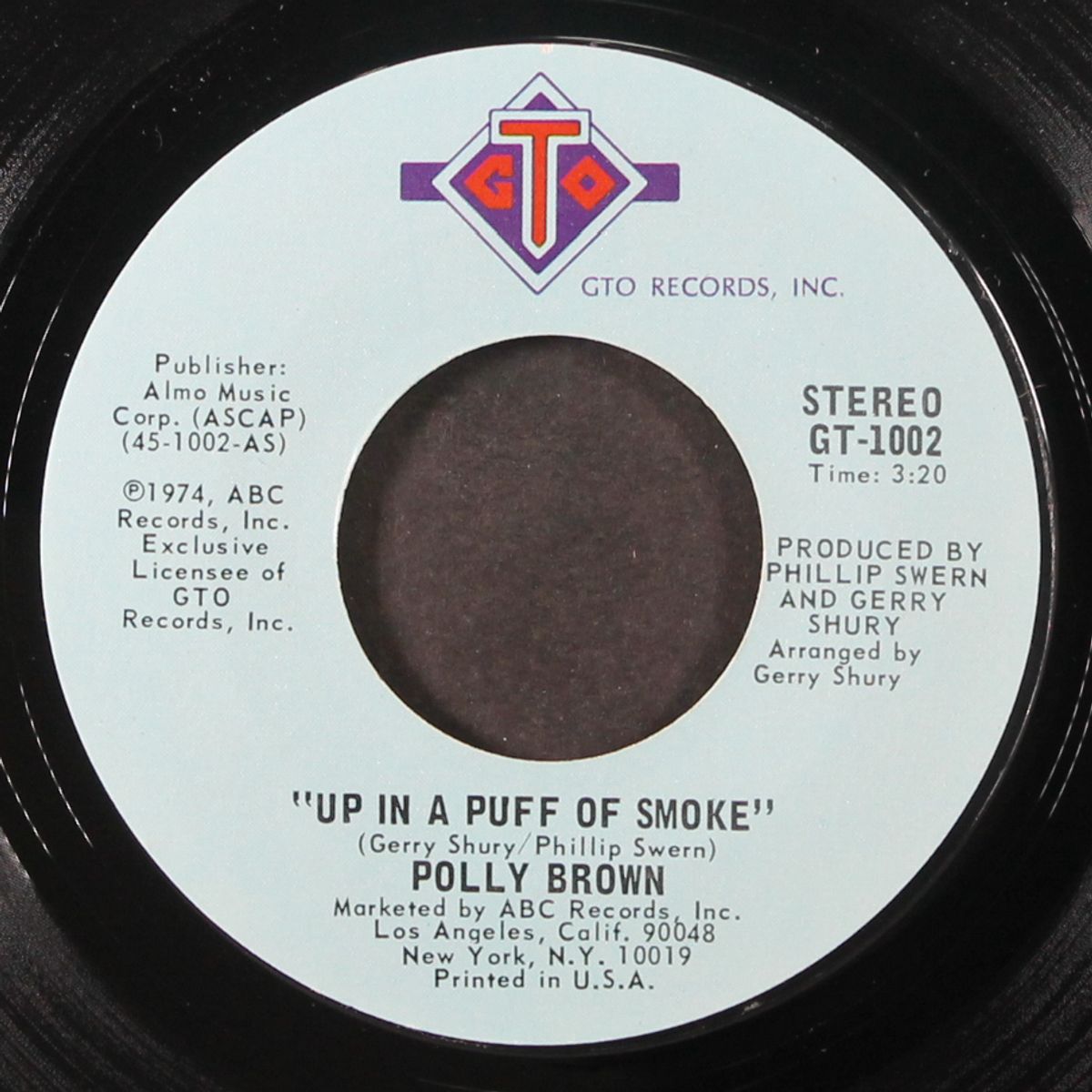 up in a puff of smoke / i'm saving all my love by POLLY BROWN