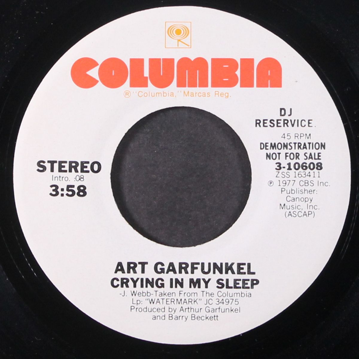 crying in my sleep / mono by ART GARFUNKEL