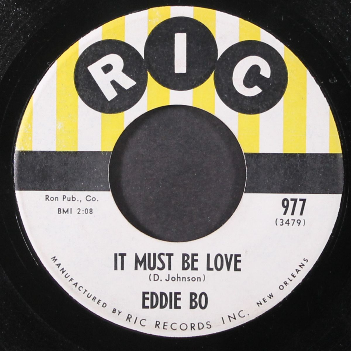 it must be love / what a fool i've been by EDDIE BO
