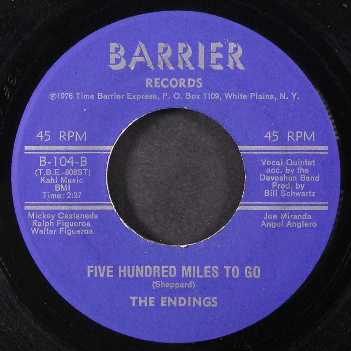trickle trickle / five hundred miles to go by ENDINGS