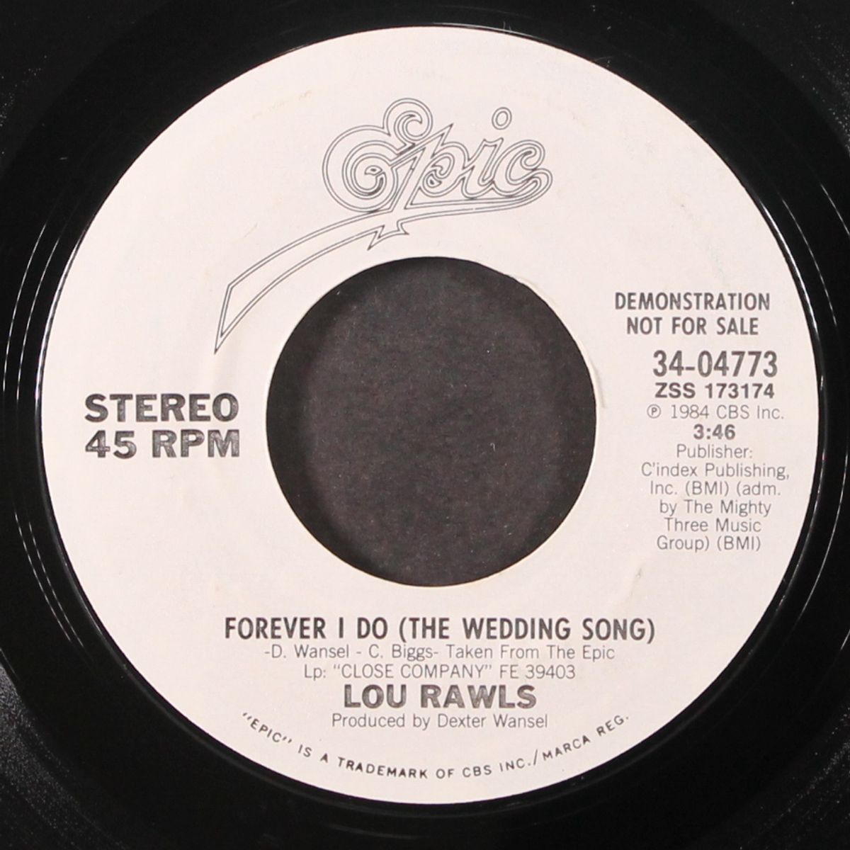 forever i do (the wedding song) / same by LOU RAWLS