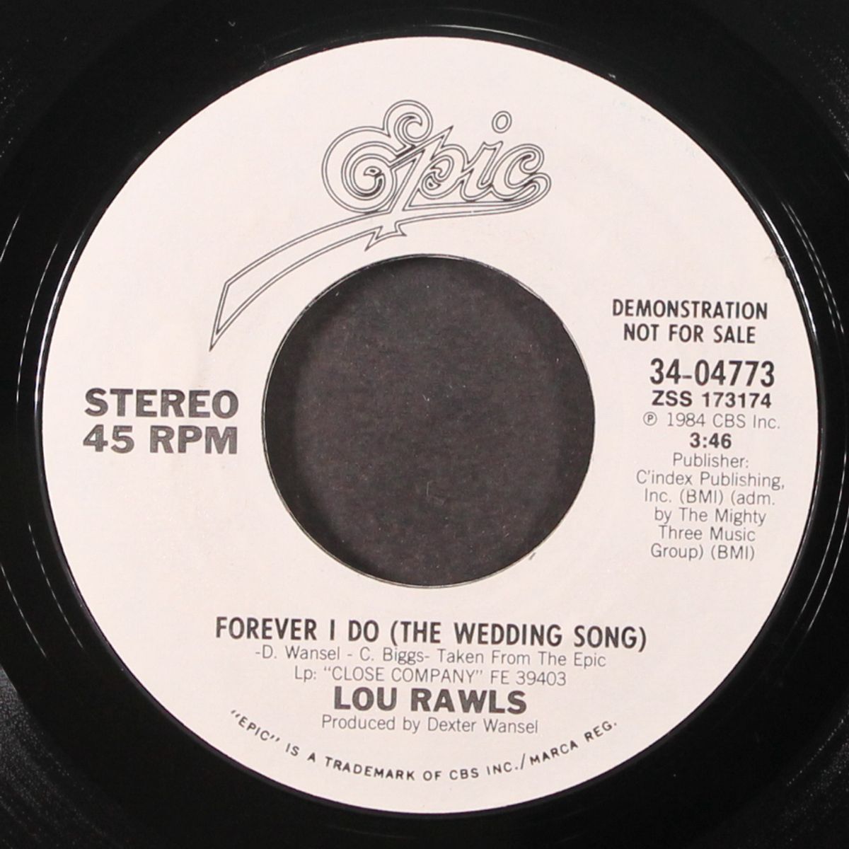 forever i do (the wedding song) / same by LOU RAWLS