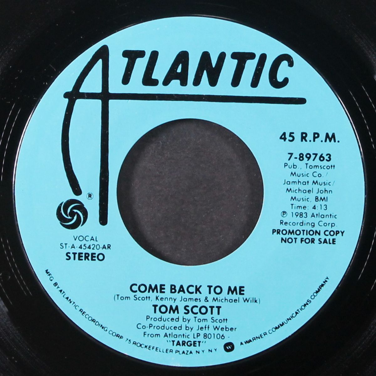 come back to me / same by TOM SCOTT