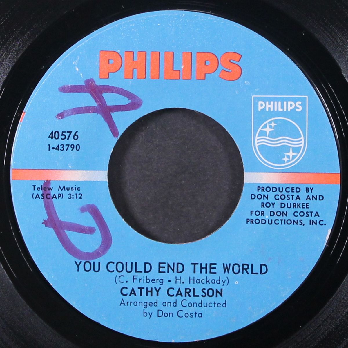 hurt so bad / you could end the world by CATHY CARLSON