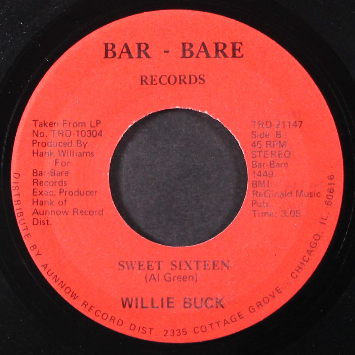 it's alright / sweet sixteen by WILLIE BUCK