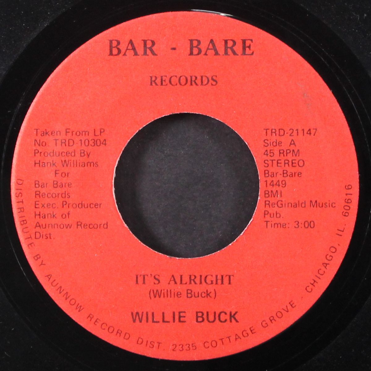 it's alright / sweet sixteen by WILLIE BUCK