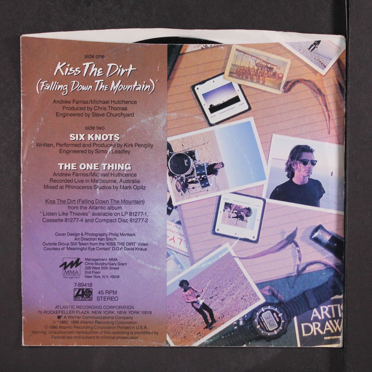 kiss the dirt (falling down the mountain) / same by INXS