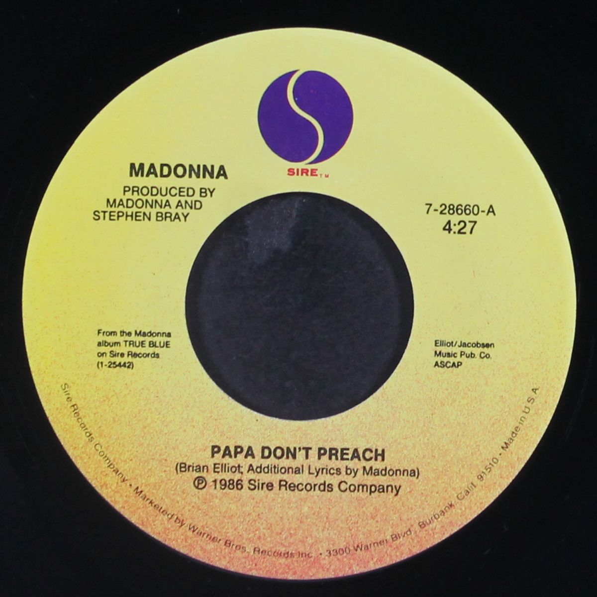 papa don't preach / pretender by MADONNA
