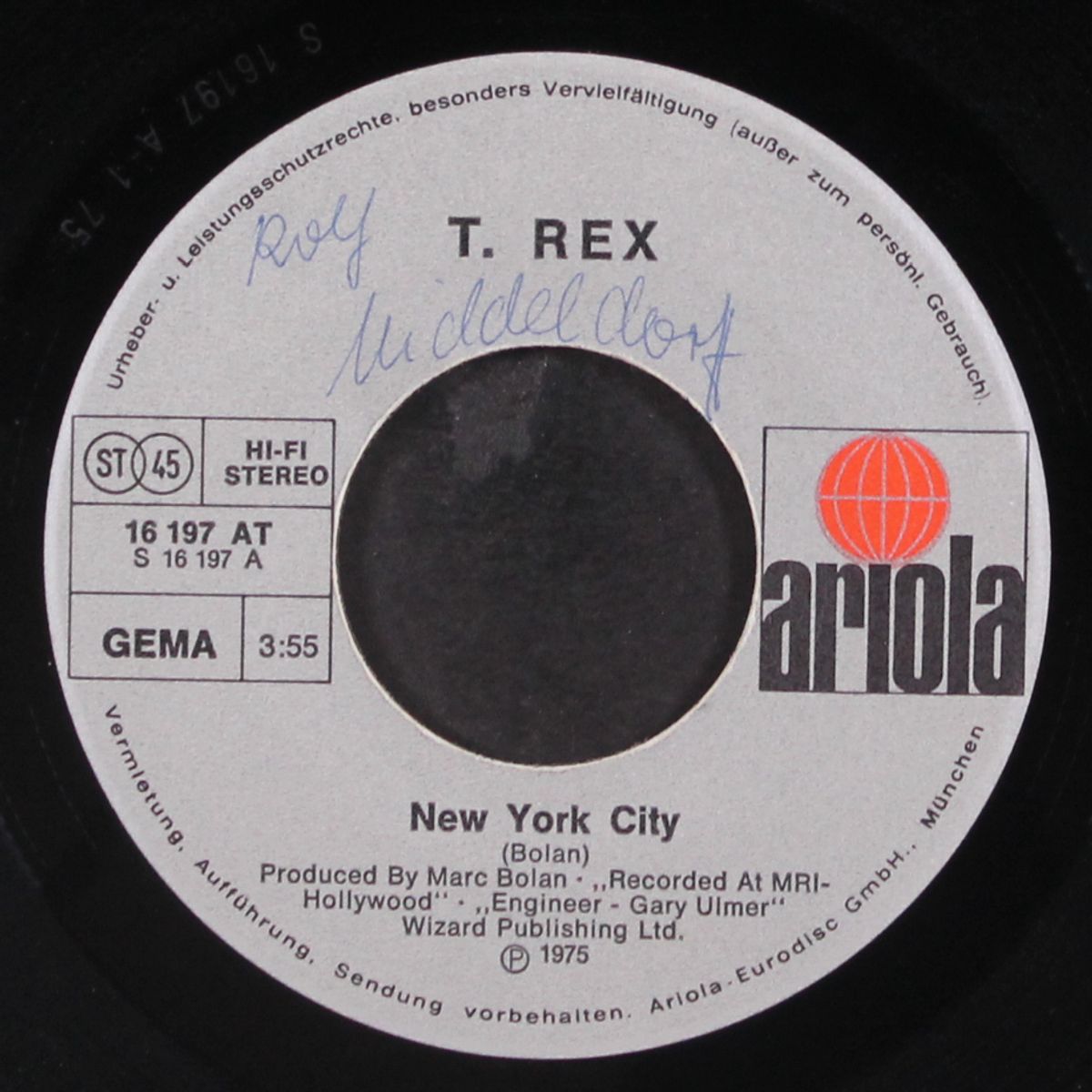 new york city / solid baby by T. REX