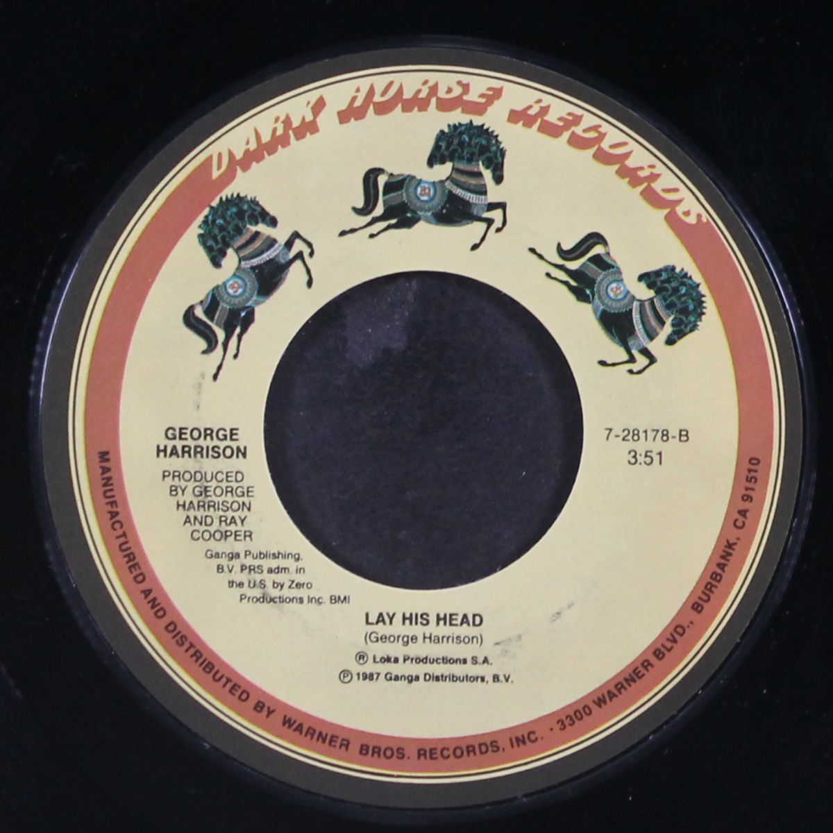got my mind set on you / lay his head by GEORGE HARRISON