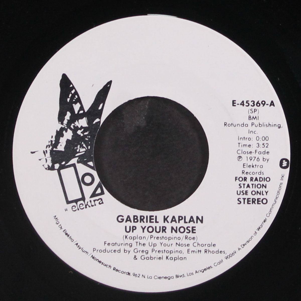 up your nose / mono by GABRIEL KAPLAN